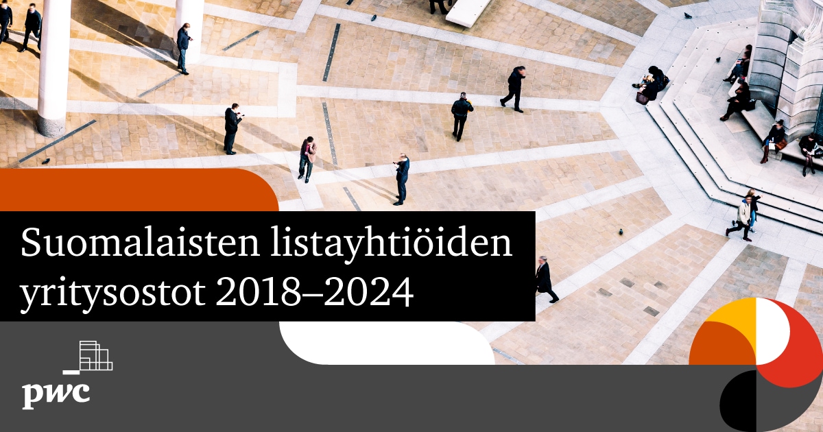 Suomalaisten listayhtiöiden yritysostot 2018-2024